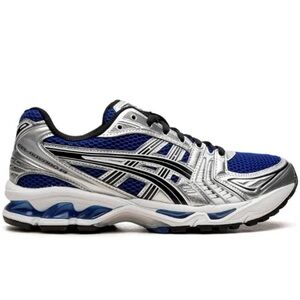 Brand New ASICS gel-kayano 14 Metallic Silver and Deep Blue Sneakers